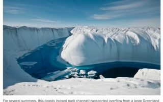 GREENLAND'S ICE LOSSES